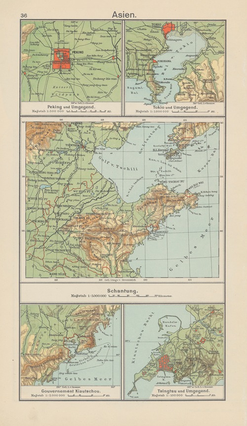 Asien.‎ Shantung