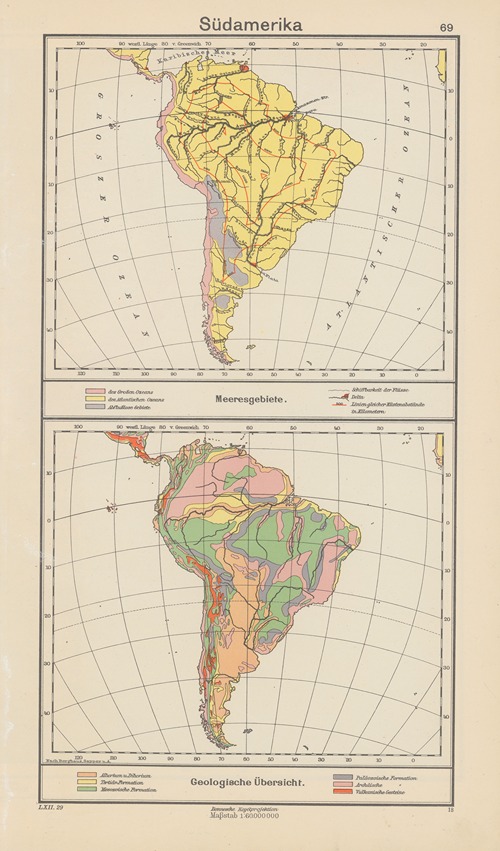 Südamerika; Meeresgebiete.‎ ‎—‎ ‎Geologische‎ ‎Übersicht
