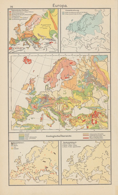 Europa; Geologische‎ ‎Übersicht