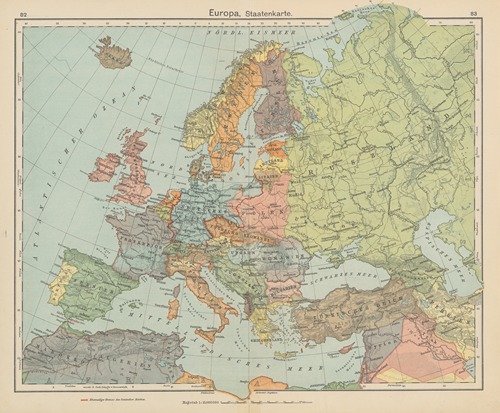 Europa; Staatenkarte