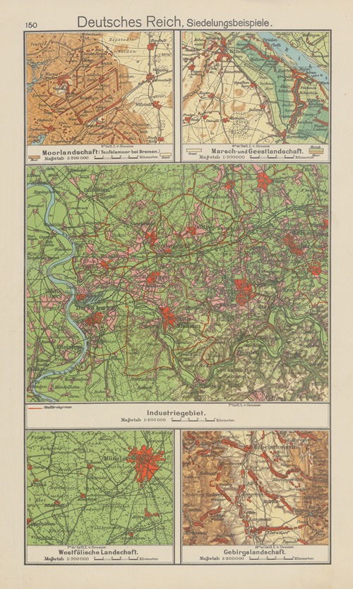 Deutsches‎ ‎Reich, Siedelungsbeispiele