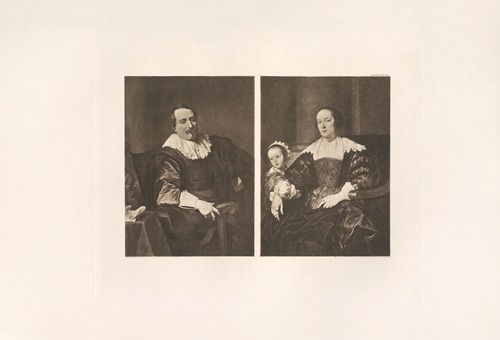 Andreas Colyns de Nole, Sculptor, and his wife