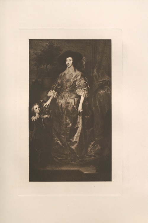 Henrietta Maria with Geoffrey Hudson the Dwarf