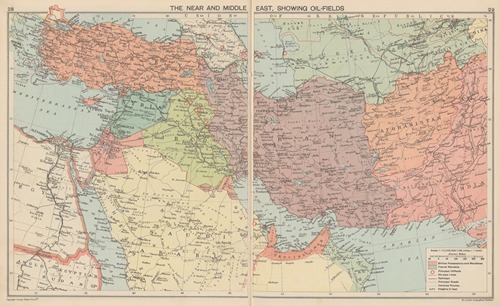 The Near and Middle East, Showing Oil-Fields