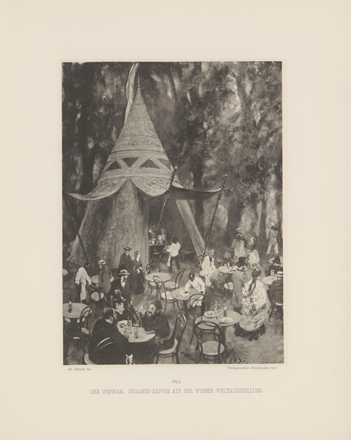 Der‎ ‎Wigwam.‎ ‎Indianer-Kaffee‎ ‎auf‎ ‎der‎ ‎Wiener Weltausstellung