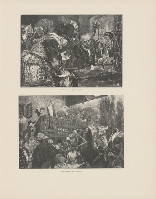 Die‎ ‎Kontribution, 1885; Kameelkarawane