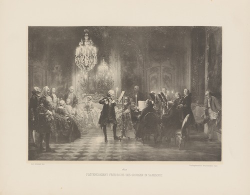 Flötenkonzert Friedrichs des Grossen in Sanssouci