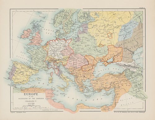 Europe‎ ‎at‎ ‎the‎ ‎Accession‎ ‎of‎ ‎the‎ ‎Emperor‎ ‎Charles‎ ‎V