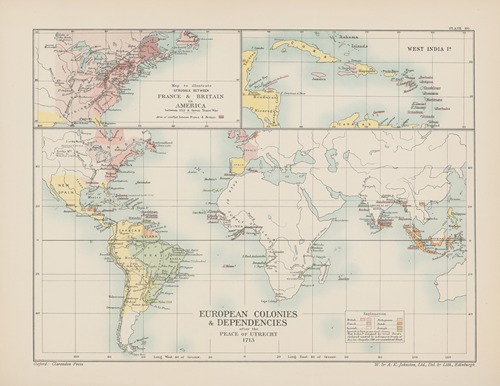 European‎ ‎Colonies‎ ‎and‎ ‎Dependencies‎ ‎after‎ ‎the‎ ‎Peace‎ ‎of‎ ‎Utrecht