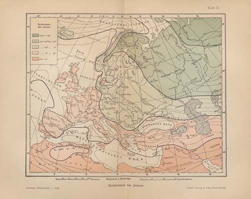 Isothermen‎ ‎des‎ ‎Januar