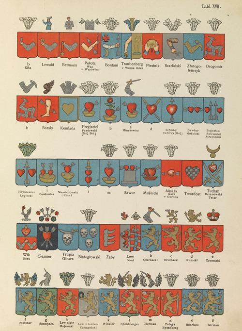 Tablice odmian herbowych Chrzanskiego Pl.15