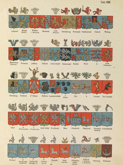 Tablice odmian herbowych Chrzanskiego Pl.16