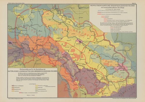 Geopolitische‎ ‎Karte‎ des ‎GesamtSchlesischens ‎Raumes