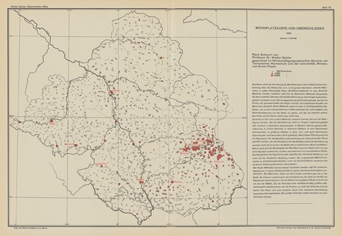Wohnplatzkarte‎ ‎Oberschlesiens