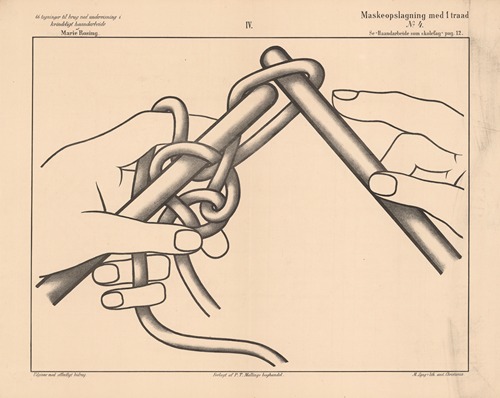 Maskeopslagning med 1 traad. No.3