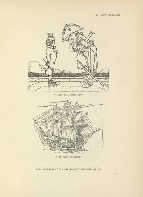 William Heath Robinson - Artvee