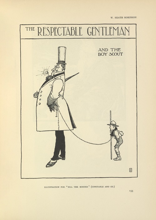 HELP! アドレス帳 W. HEATH ROBINSON William Heath Robinson - Artvee