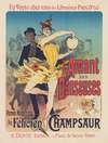 Advertentie voor de roman L’amant des danseuses door Félicien Champsaur