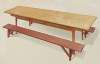 Shaker Refectory Table with Benches
