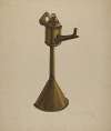 Brass Oil Lamp