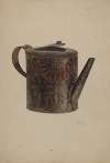 Toleware Metal Teapot