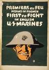 Premiers au feu means in French first to fight, in English U.S. Marines