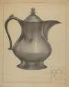 Pewter Water Pitcher