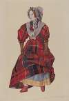 Doll in Plaid Dress