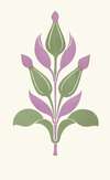 Agreeable Contrast of Plum-Violet and Sage-Green