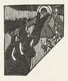 Illustratie met kruisdraging van Christus en nonnen bij gedicht in dichtbundel Sagesse van Paul Verlaine