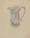 Pewter Syrup Pitcher