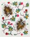 Floral design for printed textile Pl I