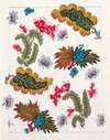 Floral design for printed textile Pl III