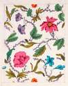 Floral design for printed textile Pl VI