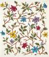 Floral design for printed textile Pl XIX