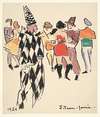Artists’ Ball; Harlequin and Dancers