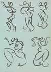 Five Studies of Dancing Figures