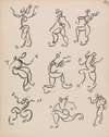 Nine Dancing Figures, in Three Registers