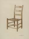Braided Rawhide-bottomed Chair
