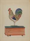 Pa. German Bellows Toy Rooster