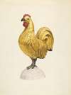Gilded Wooden Rooster
