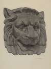 Muzzle of a Lion (one of pair)