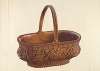 Carved Wooden Basket