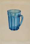 Blue Beer Mug