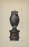 Cast Iron Owl Hitching Post