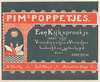Bandontwerp voor; Oom Ben, Pim’s Poppetjes; een kijksprookje voor zijn vriendinnetjes en vriendjes, 1913
