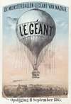 De Monsterballon (Le Géant) van Nadar. Opstijging 11 September 1865