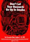 Don’t let your research go up in smoke