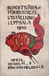 Poster for the Artists’ Society’s Exhibition in Uppsala