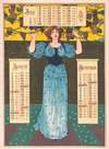 Poster calendar for 1897. July, August , September